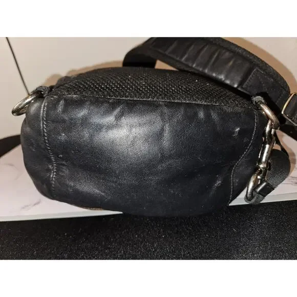 COACH Edge Backpack In Signature Canvas C Tan Leather Unisex Crossbody 13x10x3.5 - Picture 8 of 16